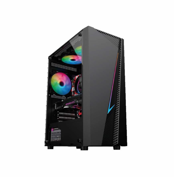 GABINETE SYX GAMER EQS7 BLACK ATX 56