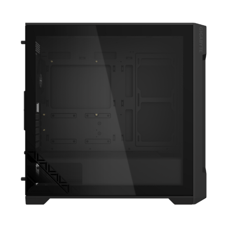 Gabinete Gigabyte C102 Glass TG Mid-Tower Fan x2 Black 4