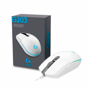 Mouse Gamer Logitech G203 Lightsync RGB White