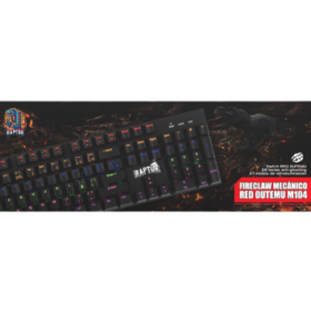 Teclado Gamer Raptor Fireclaw M104