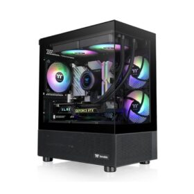 🖥️ Gabinete Thermaltake View 170 Micro Chassis TG – Black