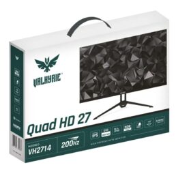 Monitor Gamer Valkyrie 27" QHD – Inmersión total con colores vibrantes y fluidez extrema
