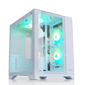 🖥️ Gabinete Gamer MERX PB-102 – 4 Coolers ARGB Incluidos