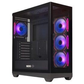 Gabinete Gaming Kuma Black – Estilo gamer y refrigeración eficiente