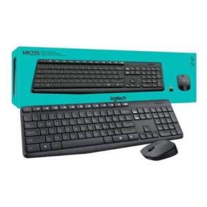 Combo Logitech MK235 – Teclado y mouse inalámbricos, durabilidad y comodidad