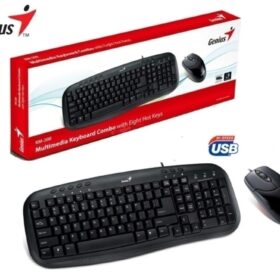 Combo Genius KM-200 – Teclado + Mouse USB, comodidad y practicidad diaria