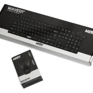 Kit Teclado y Mouse Inalámbrico Merx – Comodidad, practicidad y diseño compacto