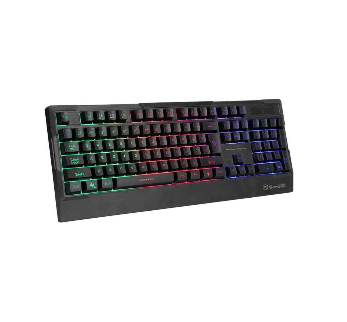 Teclado Marvo Membrana K606 LED 3 Colors SP 2