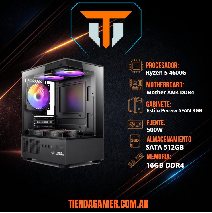 Ryzen 5 4600g 16gb 512gb