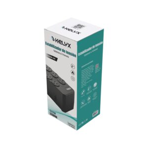 ESTABILIZADOR KELYX 6 TOMAS MAX. 600W 150-270V SURGE PROTECTION 1MT