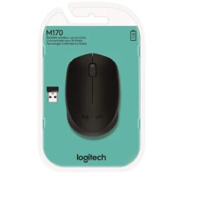 MOUSE LOGITECH WIR M170 BLACK