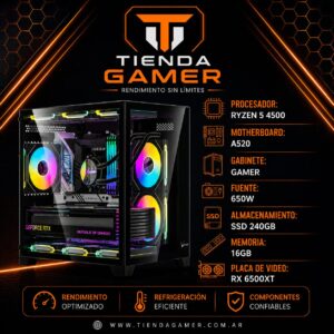 PC Gamer Ryzen 5 4500 – Gaming Full HD