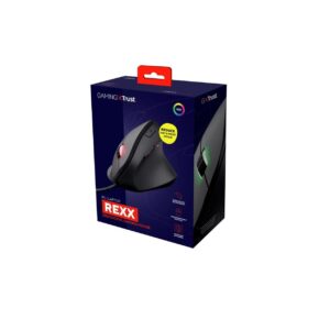 Mouse Gamer Ergonómico TRUST Rexx GXT 144 Vertical USB Black