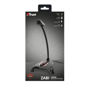 Micrófono Gaming Trust Gxt 215 Zabi Usb Negro