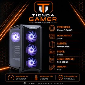 PC GAMER RYZEN 5 3400G