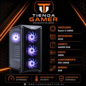 PC GAMER RYZEN 5 3400G