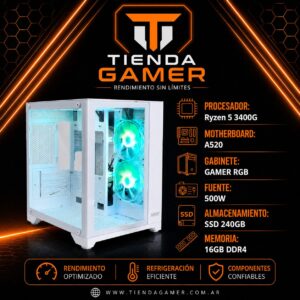PC GAMER RYZEN 5 3400G