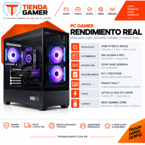 PC GAMER RYZEN 5 4600G