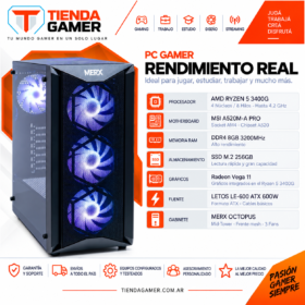 PC GAMER RYZEN 5 3400G
