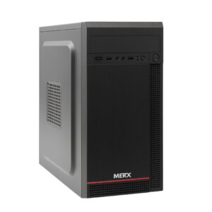Gabinete Merx ATX Kit HK-400 con Fuente 500W, Teclado y Mouse