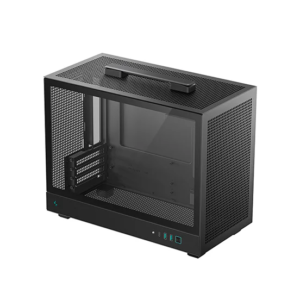 Gabinete Outlet DeepCool CH160 Plus M-ATX Súper Compacto Portable Negro