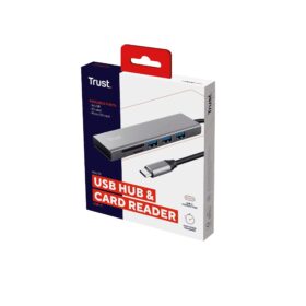 TRUST Halyx HUB USB-C + Lector de Tarjetas