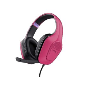 Auricular Gamer Trust GXT 415P Zirox Rosa para PC, PS5, PS4, Xbox y Switch