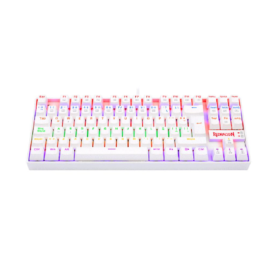 Teclado Gamer Redragon Kumara 2 K552 Rainbow Blanco