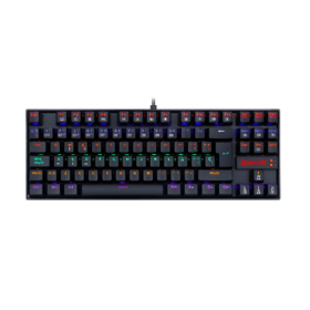 Teclado Gamer Redragon Kumara 2 K552 Rainbow Negro