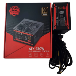 Fuente PC Gamer Game Pro 650W 80 Plus Bronze – Outlet