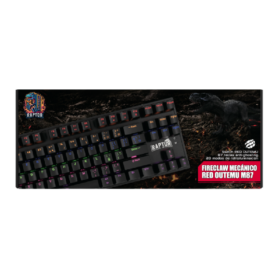 Teclado Gamer Raptor Fireclaw M87 Mecánico