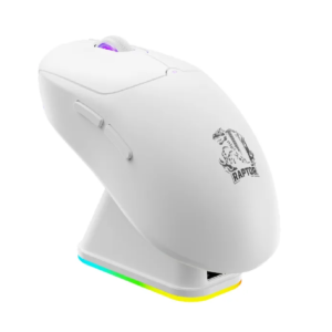 MOUSE GAMER RAPTOR STORM GRIP 9 BOTONES INALÁMBRICO WHITE