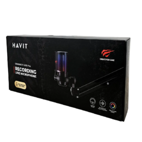 MICRÓFONO GAMER HAVIT GK50 PRO RGB USB