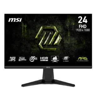 Monitor Gamer MSI 24" MAG 245F Full HD Rapid IPS 240Hz 0.5ms